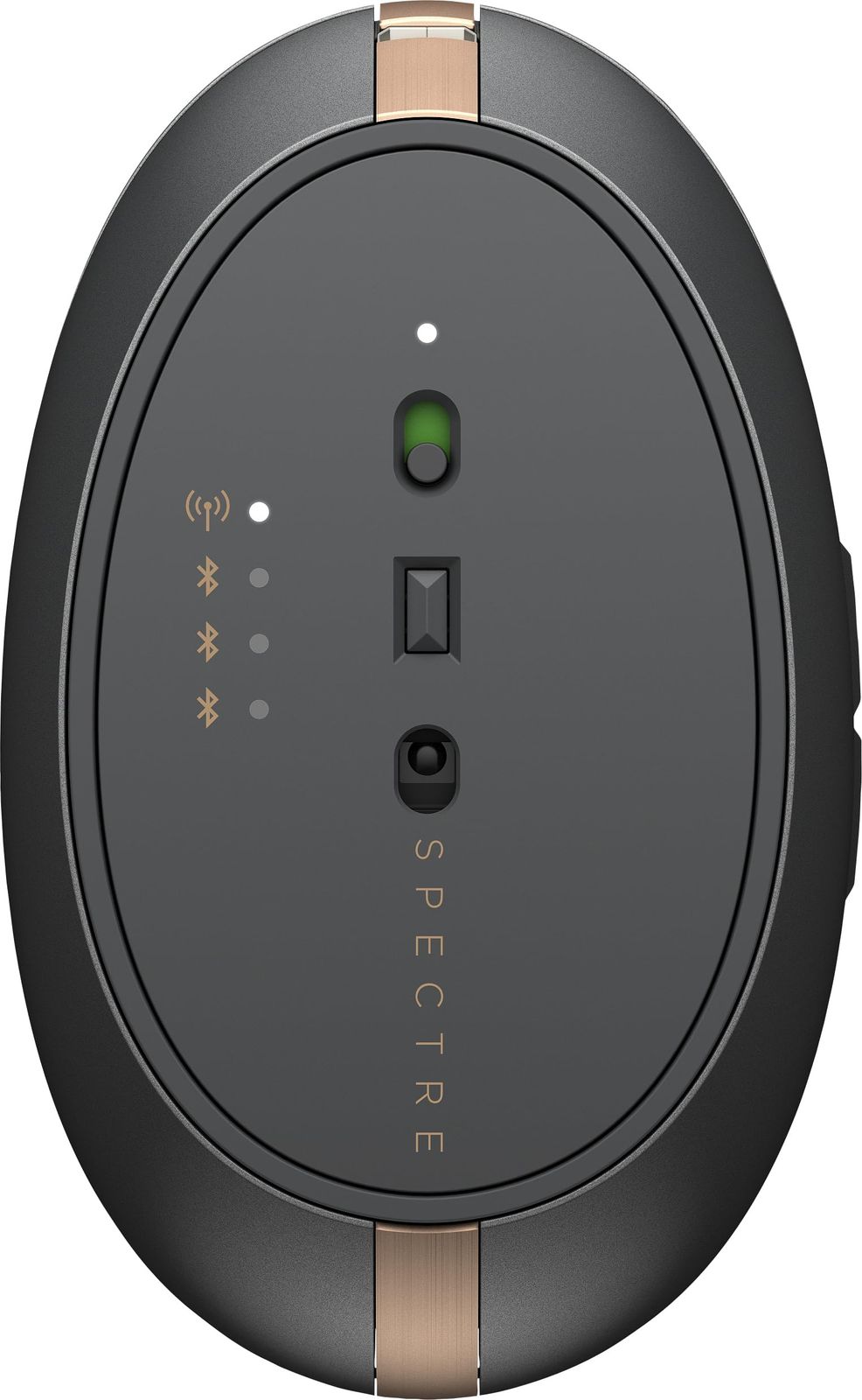 HP マウス Bluetooth 無線 充電式 ワイヤレス 4wayスクロールホイール【戻る/進むボタン搭載】HP Spectre 700 ブラック ブルートゥ [ブラック] [単品] [【Spectre】USB無線/Bluetooth/microUSB充電]