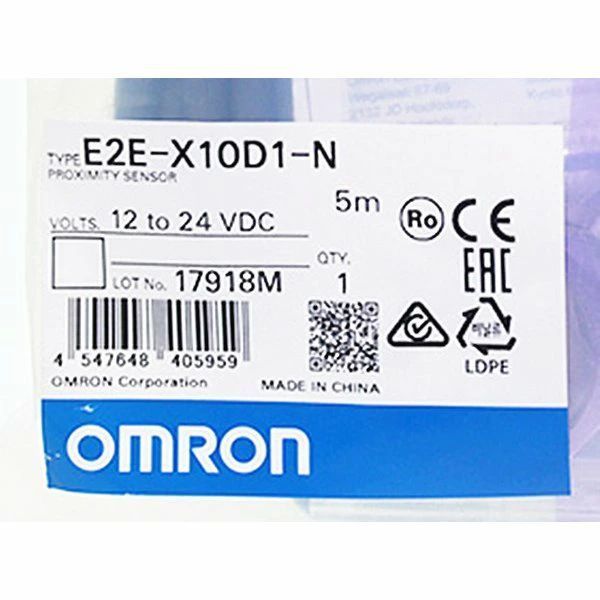 新品【 ★送料無料 】OMRON オムロン E2E-X10D1-N【６ヶ月保証】