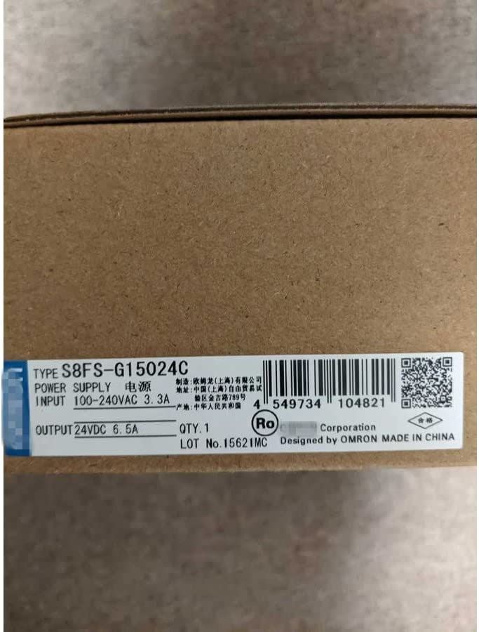 【新品★送料無料】OMRON オムロン S8FS-G15024C 24VDC 6.5A 用 スイッチ電源【６ヶ月保証】