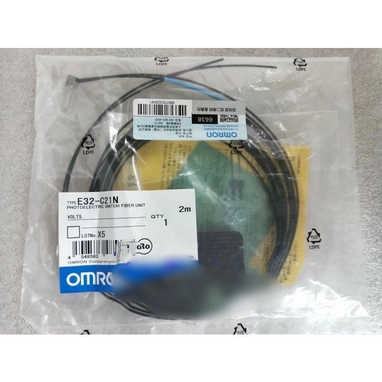 新品【 ★送料無料 】OMRON オムロン E32-C21N 2m 用光電センサ【６ヶ月保証】