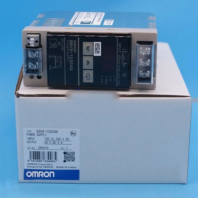 新品【 ★送料無料 】OMRON オムロン S8VS-12024A 24VDC 5A 用 スイッチ電源【６ヶ月保証】