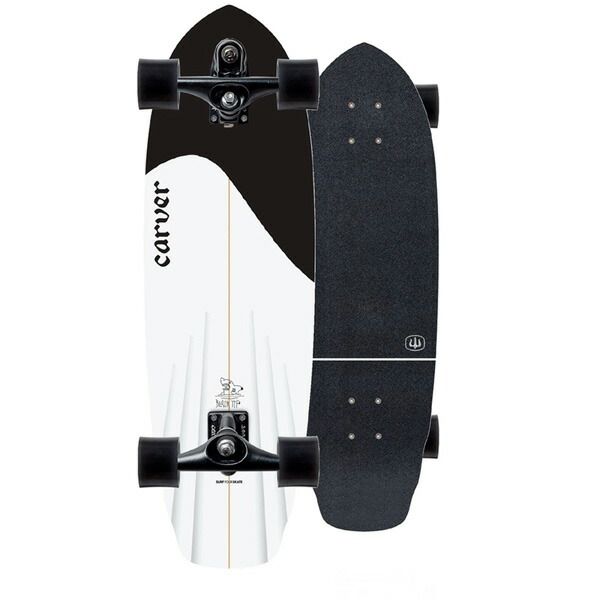 カーバー サーフスケート CARVER BLACK TIP CX TRUCKS 32.5 ブラック