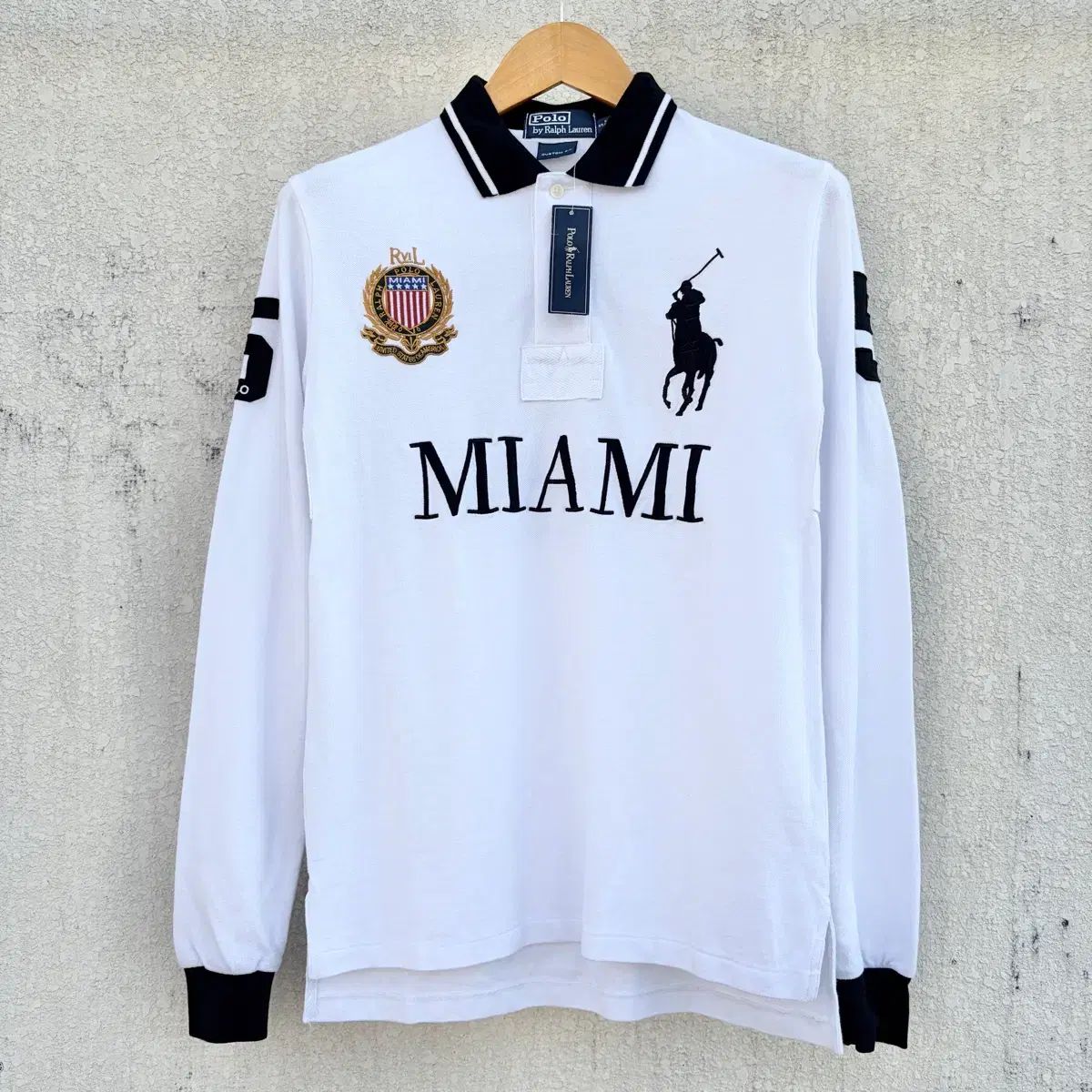 Polo Ralph Lauren ビックポニー MIAMI ポロシャツ レア 破格希少サイズRalph Lauren MIAMI ポロシャツ S ビックポニー S) 新品