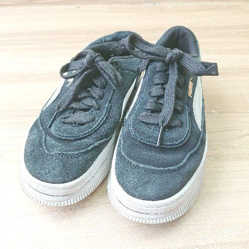 ◇ PUMA プーマ スニーカー サイズ22.5 ブラック レディース E 【1406180081270】