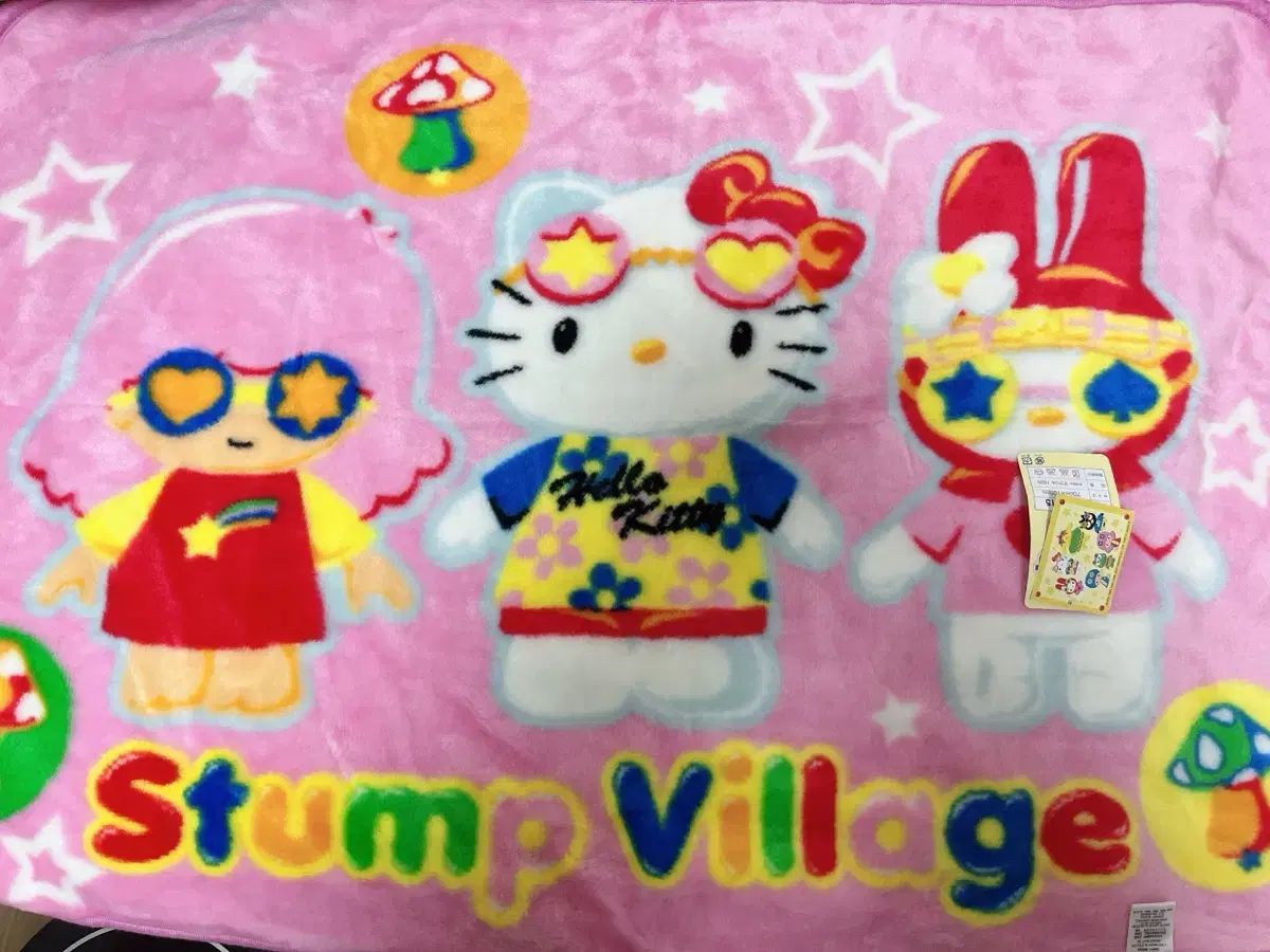 2007年 Sanrio サンリオ レトロキティー My Melody(マイメロディ) ヴィンテージ ブランケット