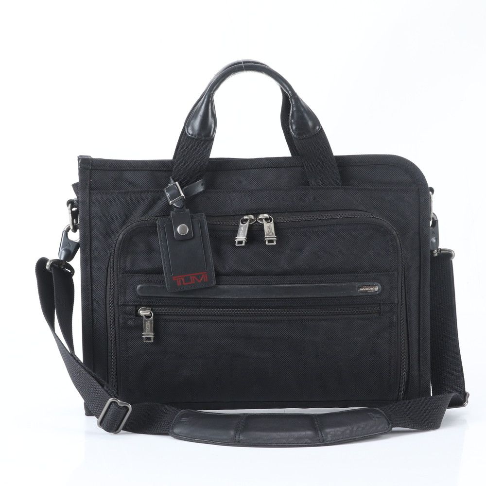 美品 TUMI トゥミ トレーサータグ付 26110D4 レザー 2WAY ビジネス バッグ 斜め掛け ショルダー トート 通勤 A4 メンズ RIE EA9-8【中古】