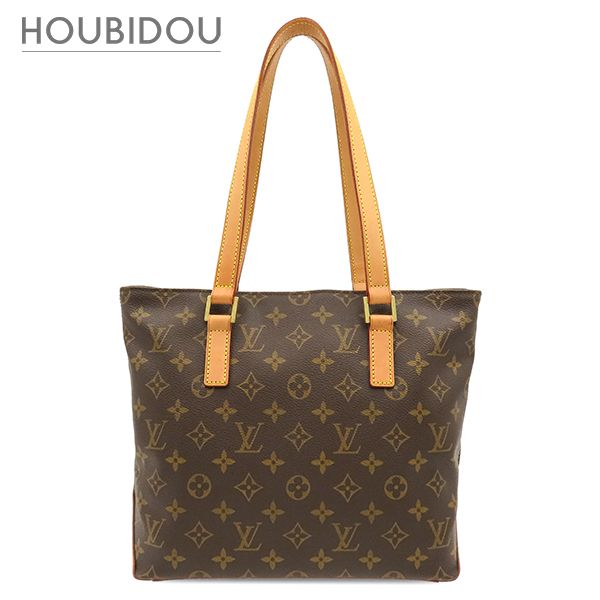 ルイヴィトン Louis Vuitton トートバッグ カバ ピアノ モノグラムキャンバス モノグラム ゴールド金具 茶 ショルダー M51148 DU1012【中古】