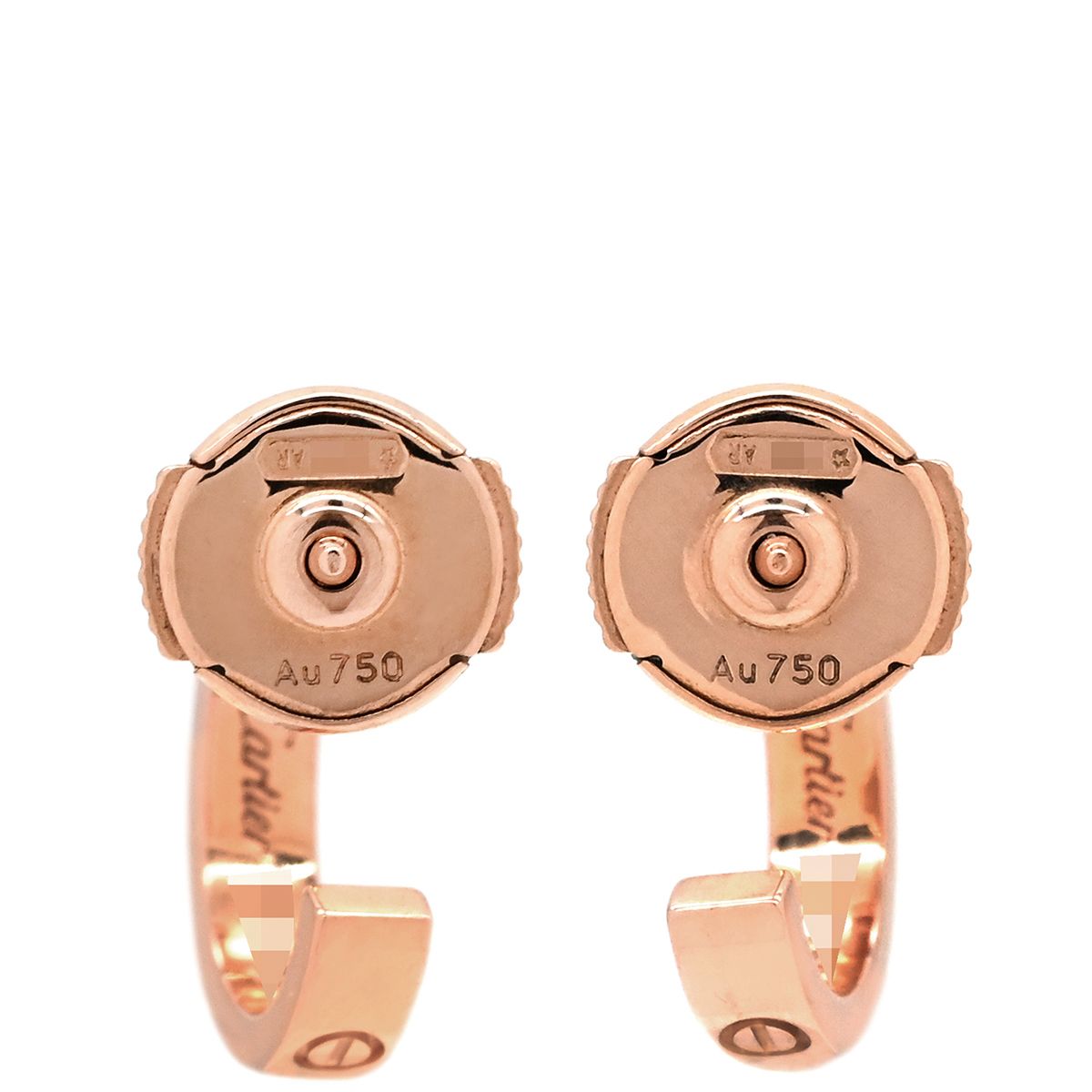 カルティエ Cartier ピアス ラブ LOVE フープピアス SM ピンクゴールド ミニラブ 750 18K PG RG B8029000 【箱】【中古】