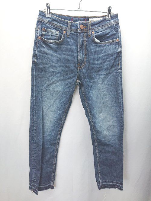 ◇ ZARA ザラ デニムパンツ サイズ34 ブルー系 レディース E 【1406180085667】