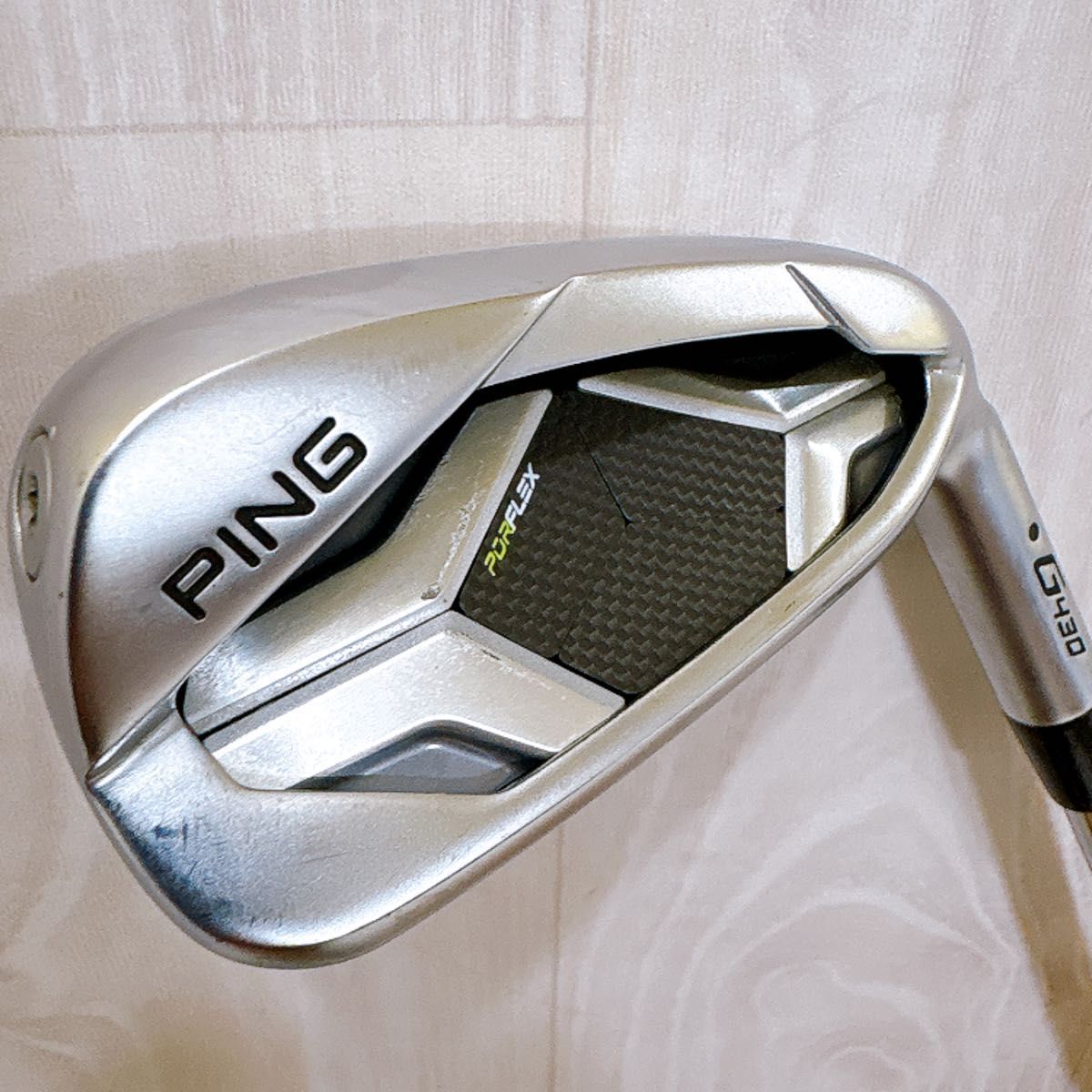 PING G430 ピン アイアン 単品 7番 右利き R 純正スチール 黒ドット