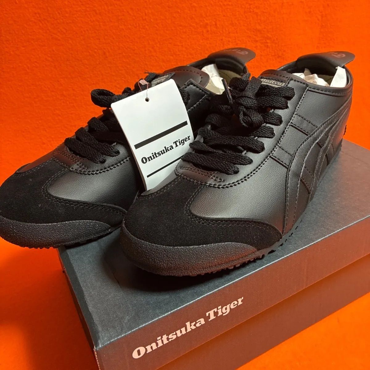 Onitsuka Tiger スニーカー MEXICO 66 ブラック 26.5cm - メルカリ