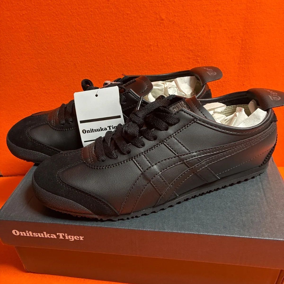 Onitsuka Tiger スニーカー MEXICO 66 ブラック 26.5cm - メルカリ
