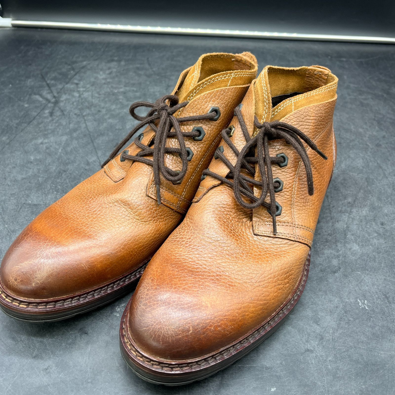 IZ2694 CEDER CREST セダークレスト レザー ドレスシューズ 26.5cm CC-1753 ライトブラウン