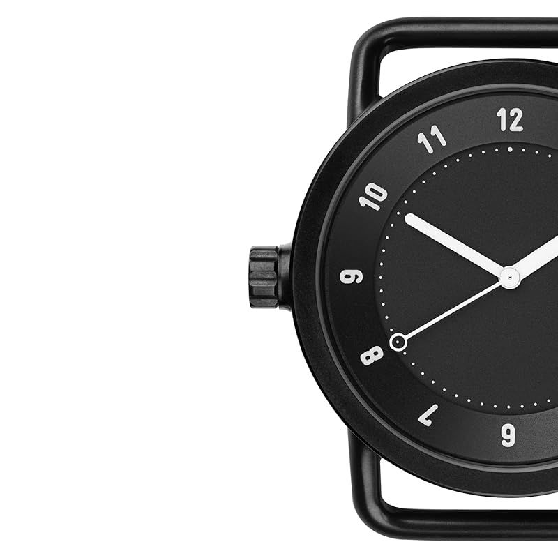 【新品】 TID Watches No.1 腕時計 メンズ 北欧ミニマルデザイン スウェーデンブランド クオーツ レザーベルト ブラック文字盤 40mm