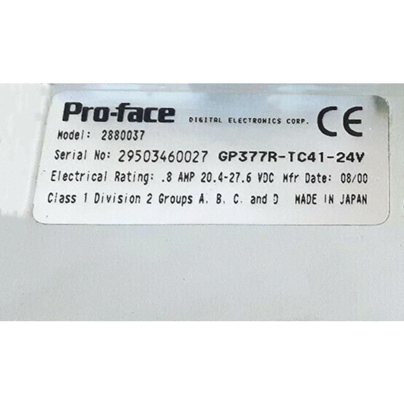 【新品★送料無料】Proface GP377R-TC41-24V タッチパネル 表示器【６ヶ月保証】