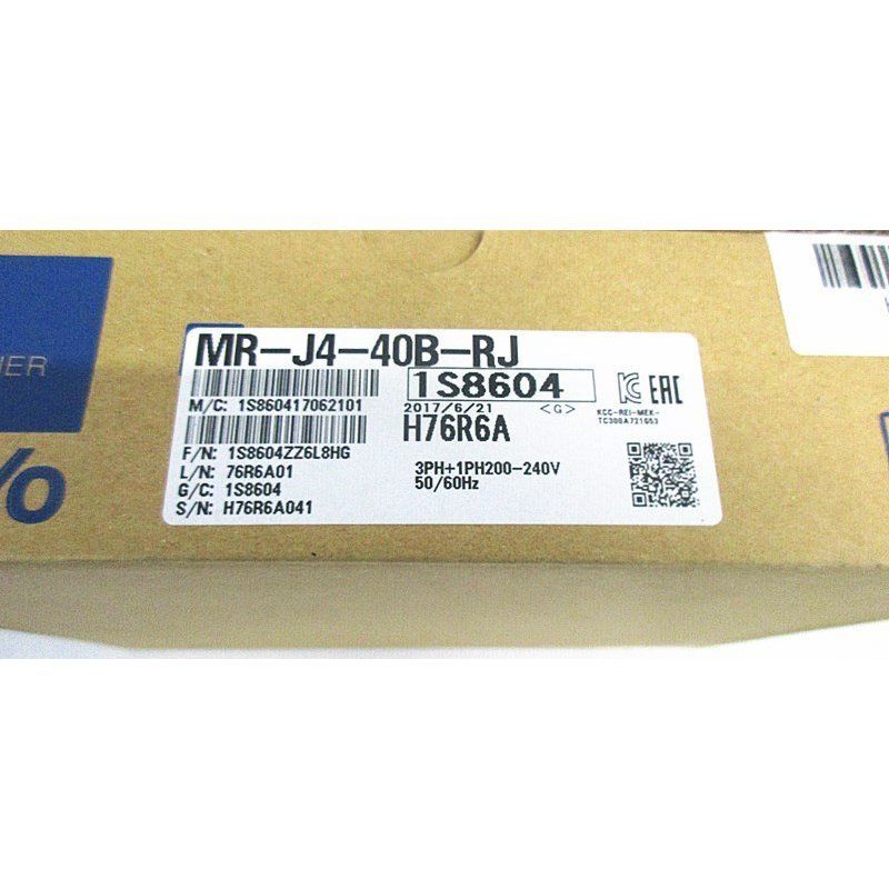 新品【 ★送料無料 】MITSUBISHI 三菱電機 MR-J4-40B-RJ サーボアンプ【６ヶ月保証】