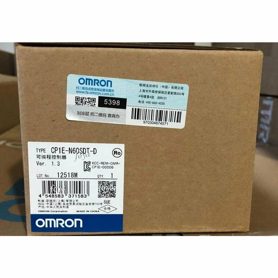 【新品★送料無料】OMRON オムロン CP1E-N60SDT-D【６ヶ月保証】