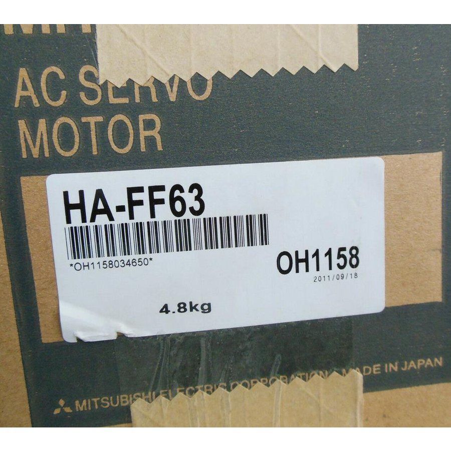 新品【 ★送料無料 】MITSUBISHI 三菱電機 HA-FF63 サーボモーター【６ヶ月保証】