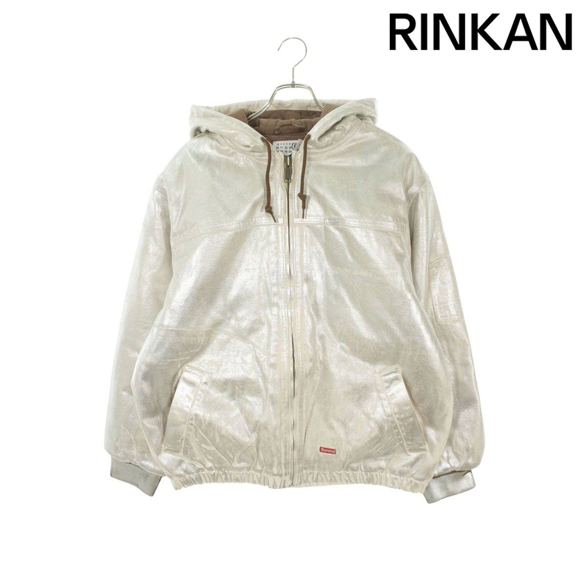 シュプリーム ×エムエムシックス MM6 24SS Foil Hooded Work Jacket 