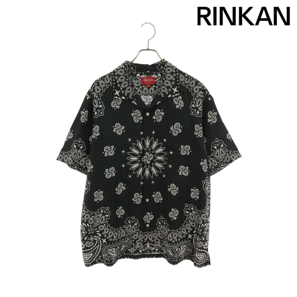 シュプリーム 21SS Bandana Silk S/S Shirt バンダナシルク半袖シャツ メンズ XL