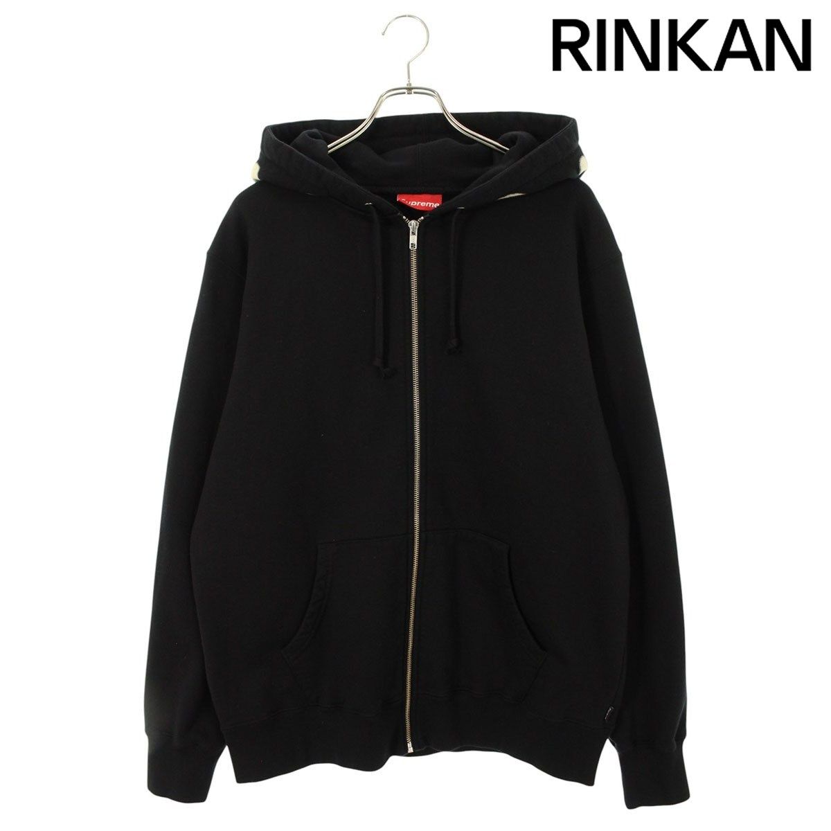 シュプリーム 18AW Bone Zip Up Sweatshirt ボーンジップアップパーカー メンズ L