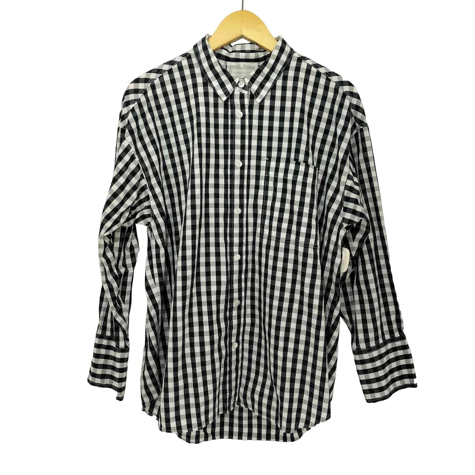 ビアズリー BEARDSLEY 23SS ギンガム ワッシャーシャツ レディース FREE