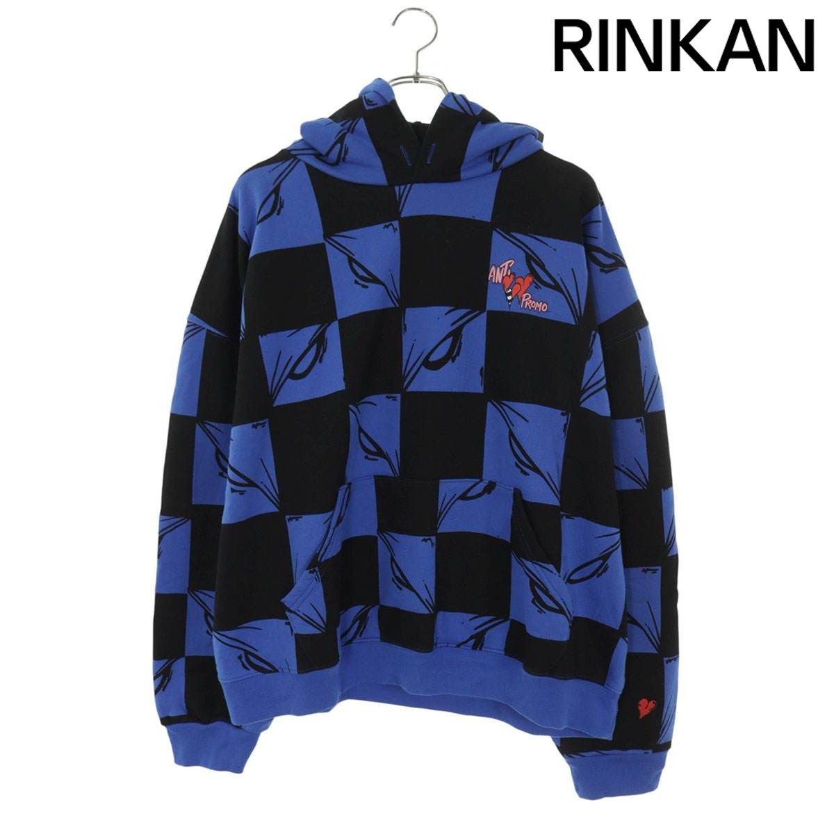 アンチプロモ 99EYES HOODIE MATTY BOYプリントプルオーバーパーカー メンズ XL