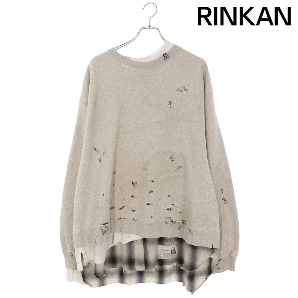 ミハラヤスヒロ 24AW A13PO572 トリプルレイヤードスウェット メンズ 46