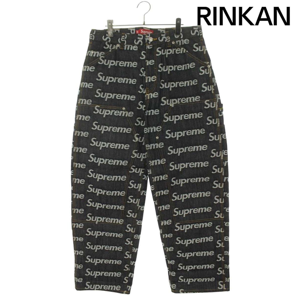 シュプリーム 25AW Jacquard Logos Double Knee Denim Painter Jean ジャガードロゴダブルニーペインターデニムパンツ メンズ 32インチ