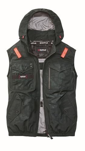 BURTLE バートル エアークラフトタクティカルベスト(ユニセックス) 春夏用 カモフラブラック AC1154 38 Le 538bcdc4