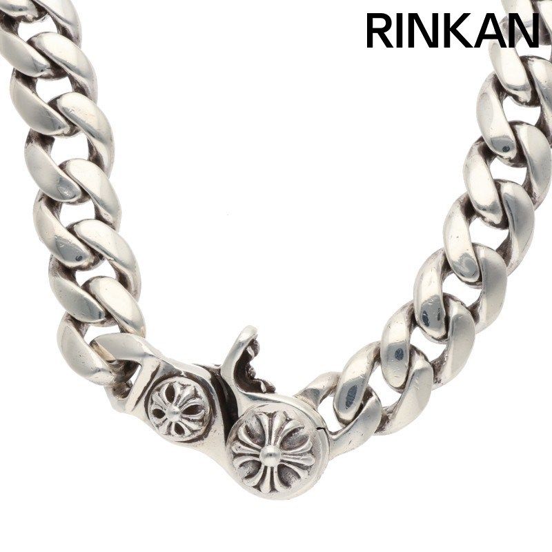 クロムハーツ SMALL CLSC CHN LNK/スモールクラシックリンククリップ シルバーネックレス メンズ 33LINK