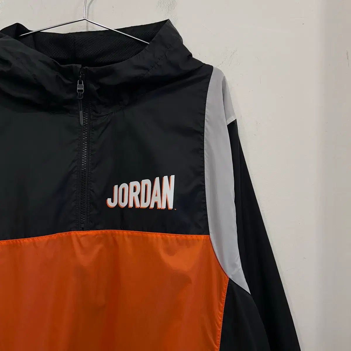 ジョーダン NIKE バイカラー ポケット ナイロン フード Anorak