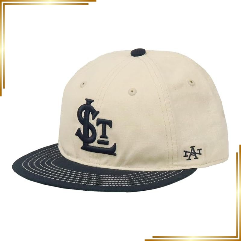 【新品】 [American Needle] アメリカンニードル キャップ メンズ 帽子 リネン MiLB 麻 6パネル 野球 復刻 ツートンカラー レザーベルト セントルイス・スターズ