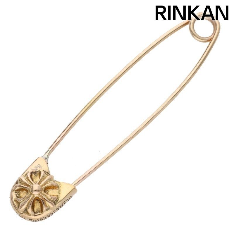 クロムハーツ 22K SAFETY PIN L/22Kラージセーフティピン ゴールドネックレストップ メンズ ラージ