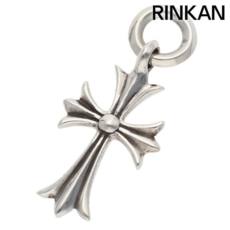 クロムハーツ TINY CH CROSS/タイニーCHクロス チャーム/シルバーネックレストップ メンズ