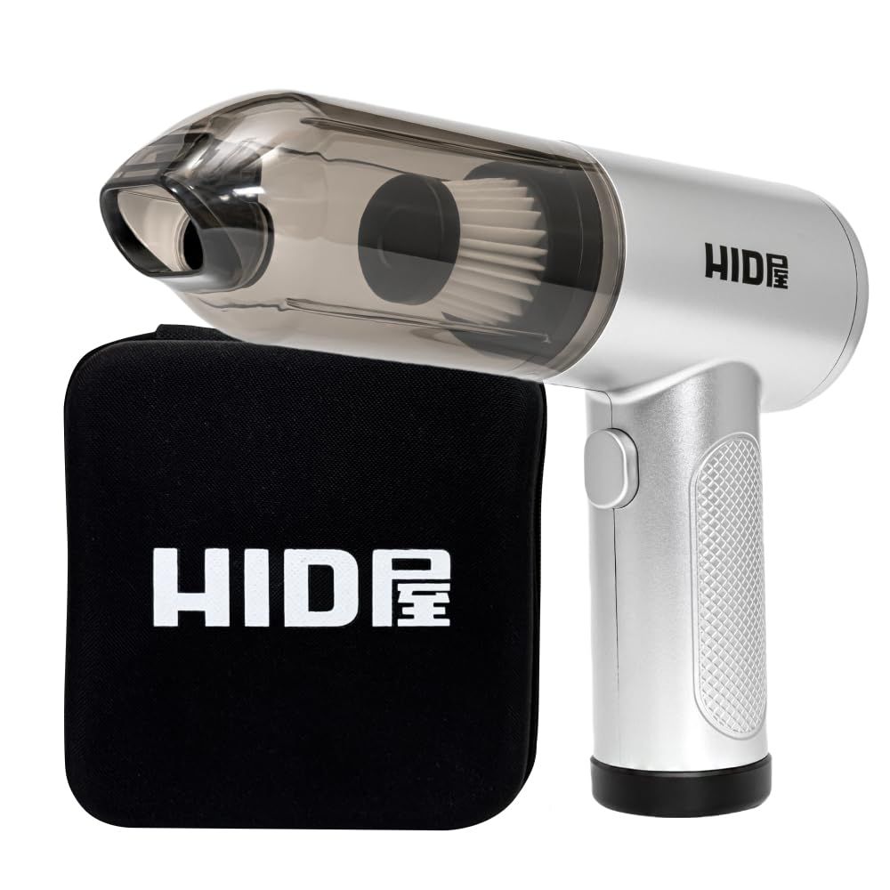 ☆新品☆HID屋 ハンディクリーナー 車用掃除機 コードレス ハンディ掃除機 超軽量0.35kg 小型 Type-C充電式 メーカー 35742650