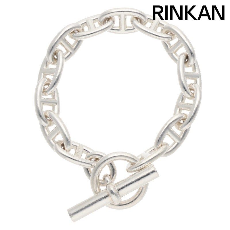 エルメス Chaine d'Ancre GM シェーヌダンクルGMシルバーブレスレット メンズ 13LINK