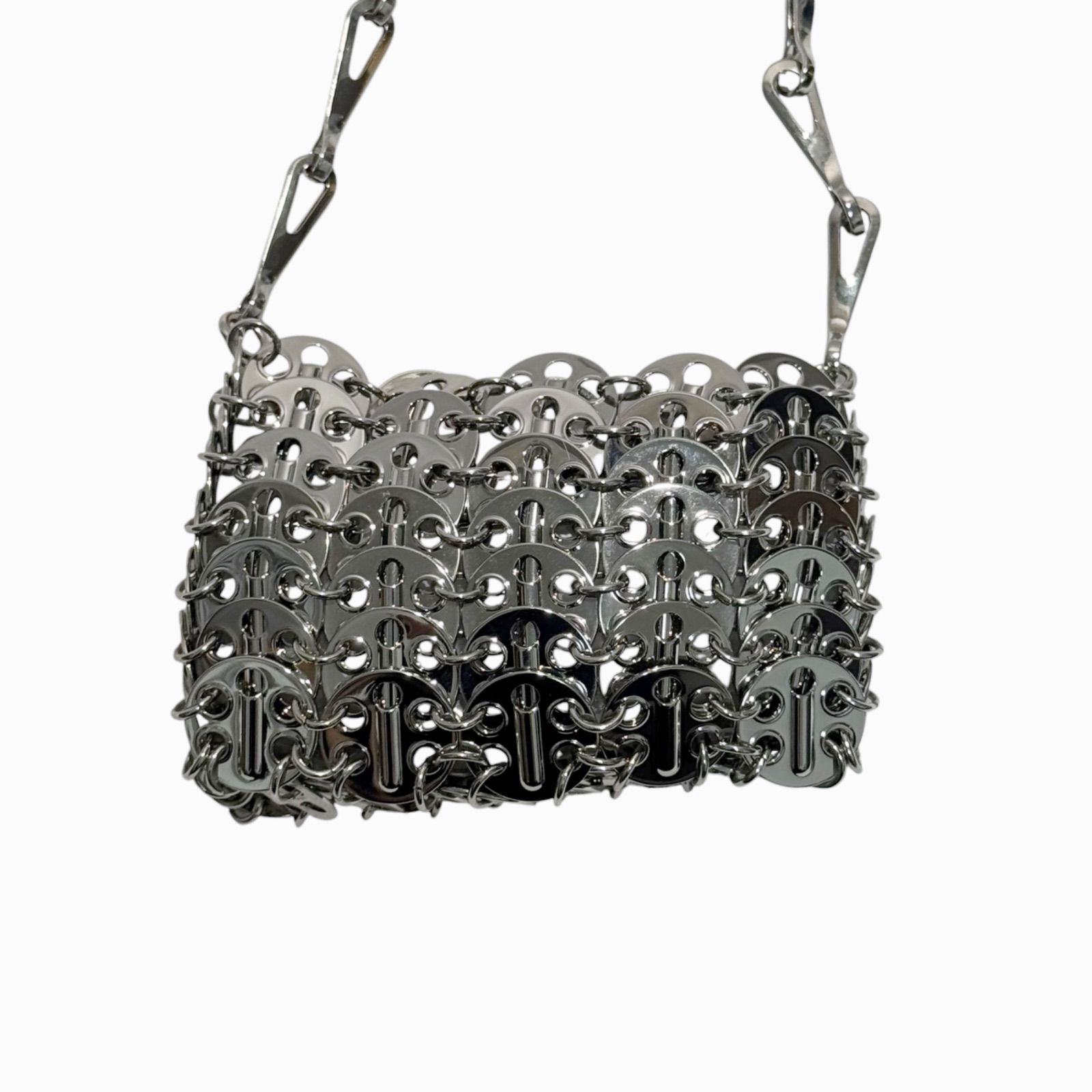 paco rabanne パコラバンヌ 1969 マイクロ シルバー チェーンバッグ