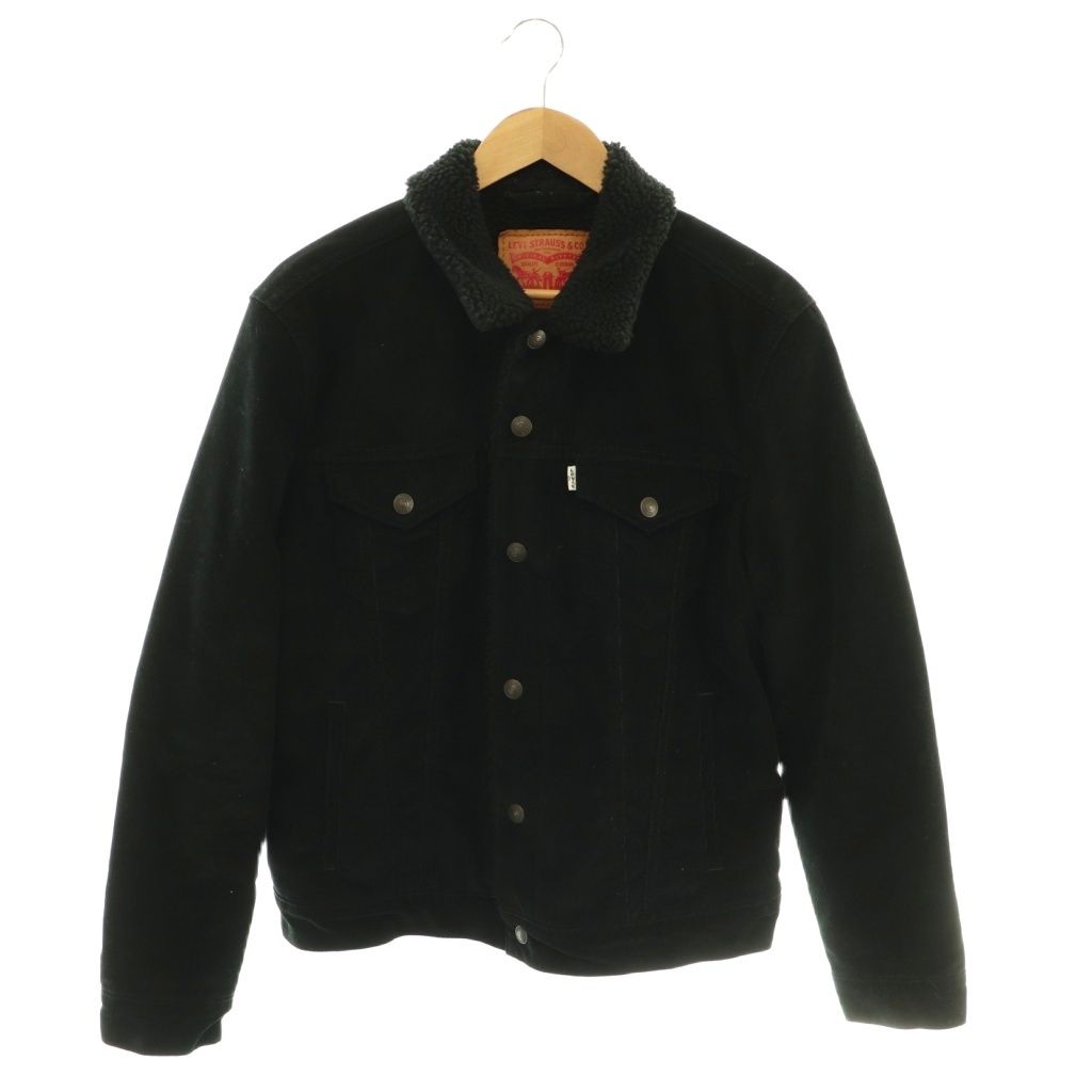 リーバイス Levi's コーデュロイ TYPEIIIシェルパトラッカージャケット 裏ボア M ブラック 163650076 /CX ■GY01
