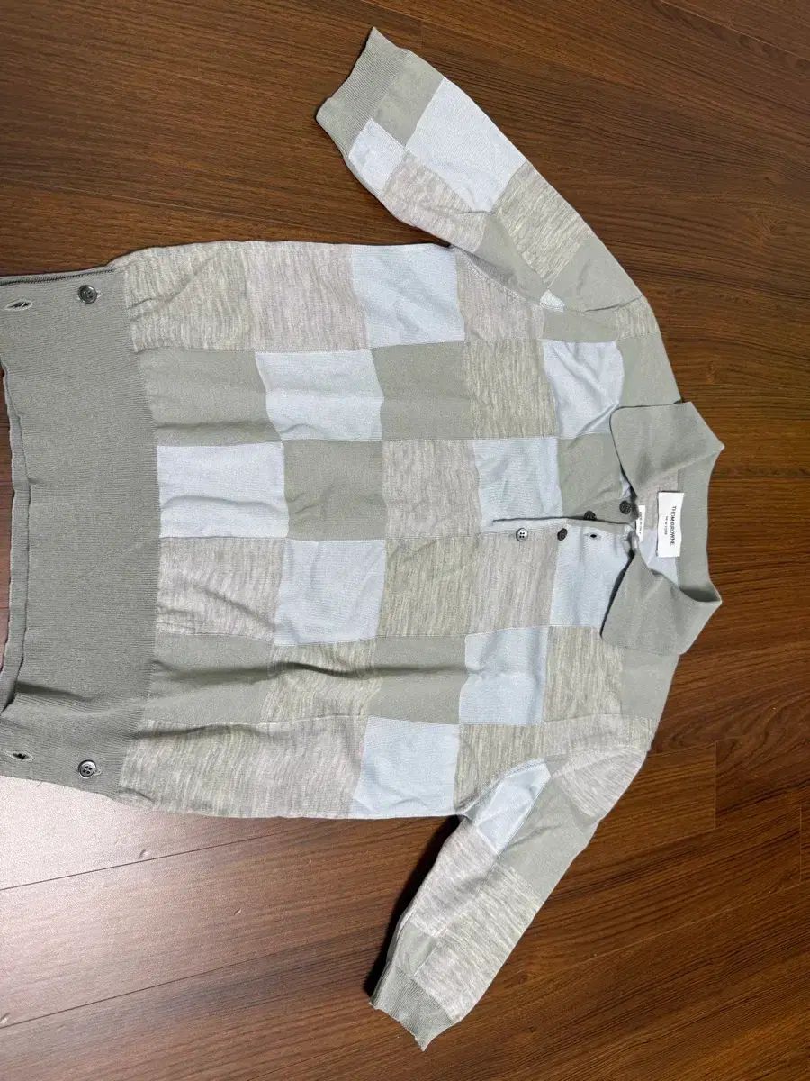 トム・ブラウン パッチワーク インタルシア ポロ ニート 半袖