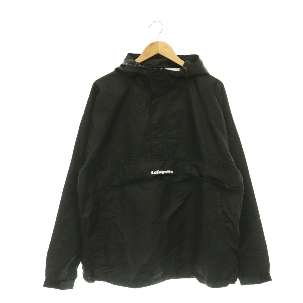 ラファイエット Lafayette 19SS リフレクターパイピングナイロンジャケット プルオーバー M ブラック /CX ■GY28