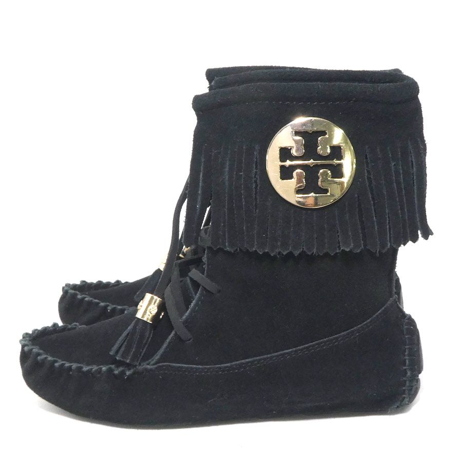 トリーバーチ モカシンブーツ スウェード サイズ8.5 トリーバーチ Tory Burch モカシン ブーツ ブーツ - Mercari