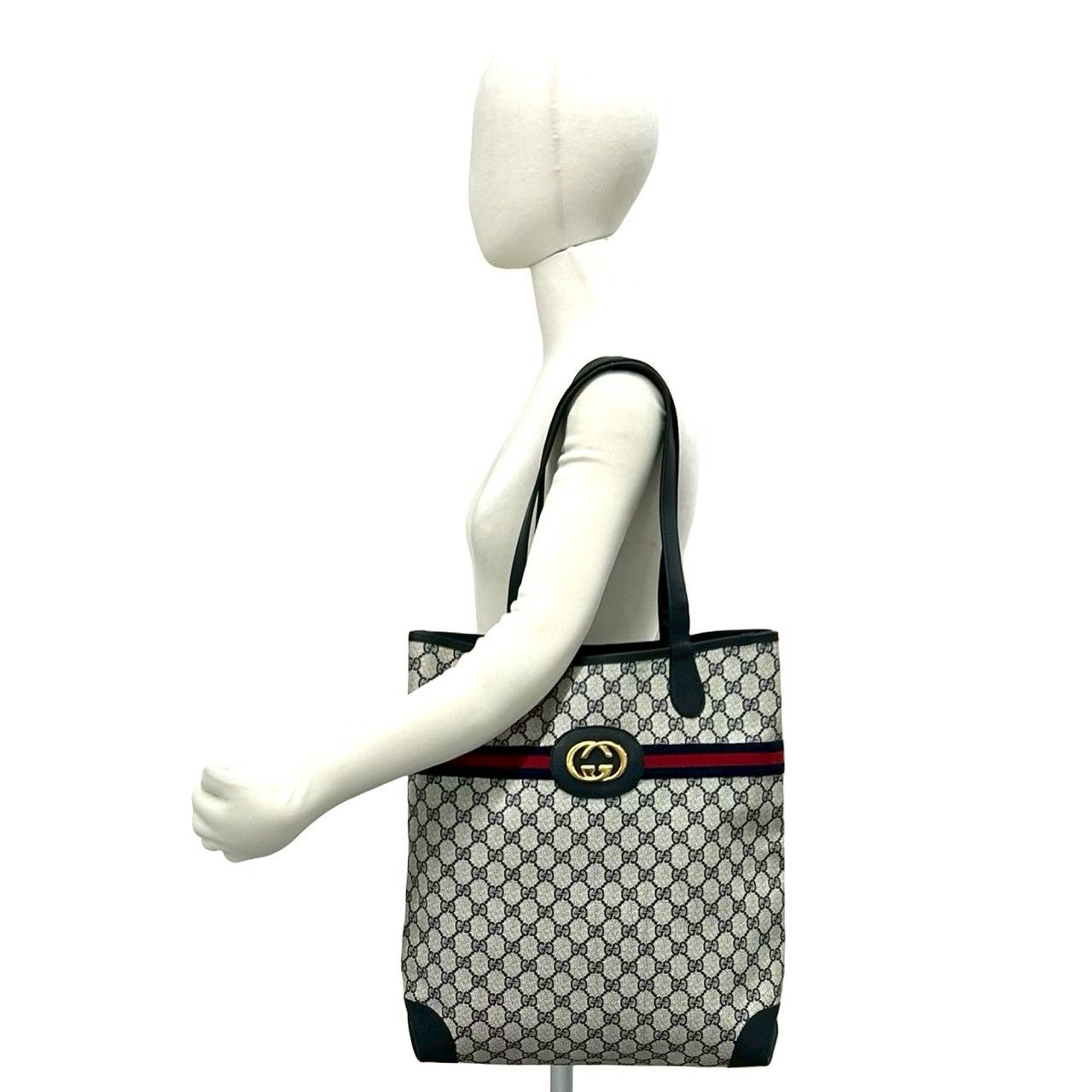 極 美品 GUCCI グッチ オールドグッチ ヴィンテージ シェリーライン GG 