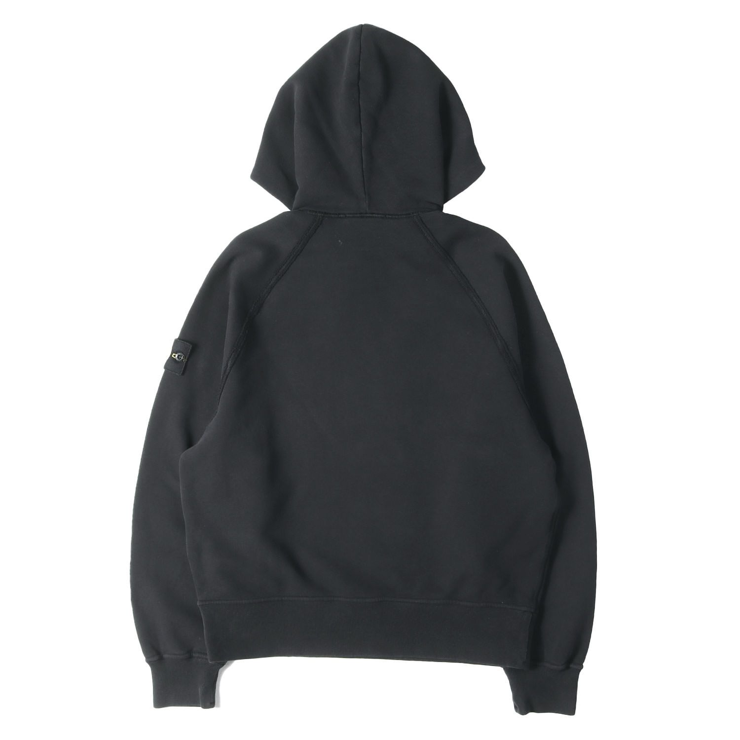 美品】STONE ISLAND ストーンアイランド パーカー ブラック 黒 サイズ 