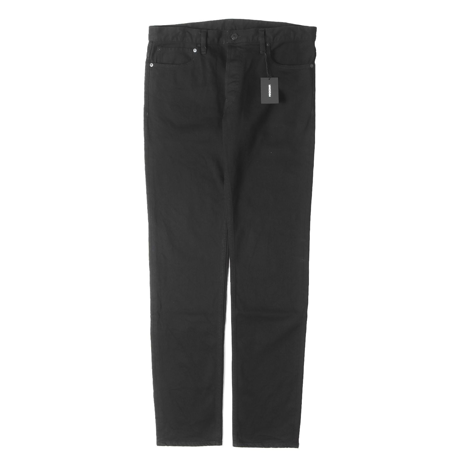【美品】MINEDENIM マインデニム パンツ ブラック 黒 サイズ:35 | スーパースリム ストレッチ デニム スキニー パンツ (S.Slim STR OWS FPK107N) | ボトムス ジーンズ ジーパン 日本製【メンズ】【中古】