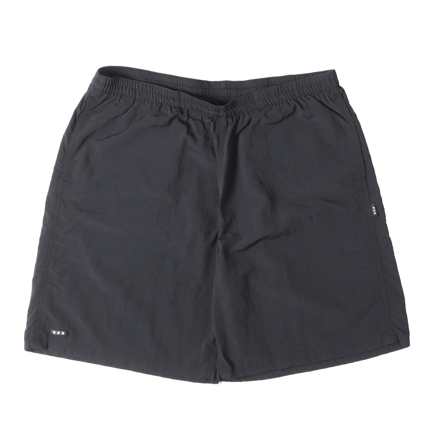 【美品】GOD SELECTION XXX ゴッド・セレクション・トリプルエックス パンツ ブラック 黒 サイズ:XL | ナイロンタスラン ボード ショート パンツ(Board Short) | ボトムス ショートパンツ【メンズ】【中古】