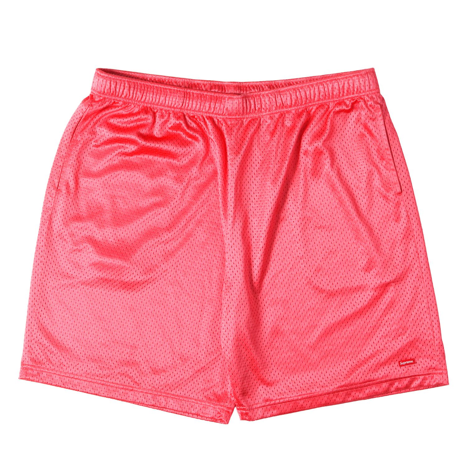 Supreme シュプリーム パンツ コーラル サイズ:L | 23SS スモールBOXロゴ バギー メッシュショーツ(Small Box Baggy Mesh Short) | ボトムス ショートパンツ【メンズ】【中古】