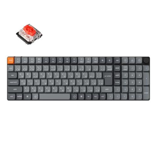 【国内正規品】Keychron K17 Max 96%レイアウト QMK/Launcher JISレイアウト 超薄型ワイヤレス/Type-C有線 メカニカルキーボード ホワイトバックライト ロープロファイルGateronメカニカルスイッチ ホ 176b3b91
