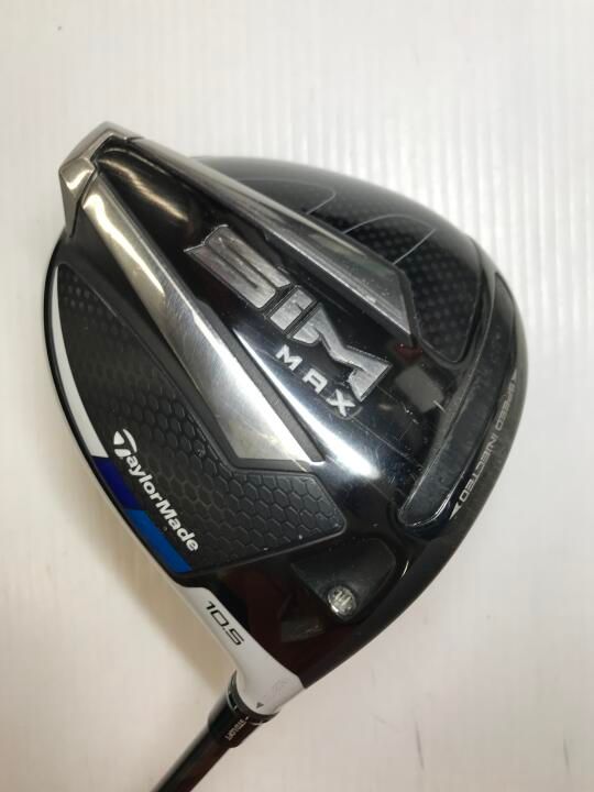 テーラーメイド　SIM MAX　10.5度　Speeder661EVO 4　Sフレックス　ドライバー　中古【最短即日発送】