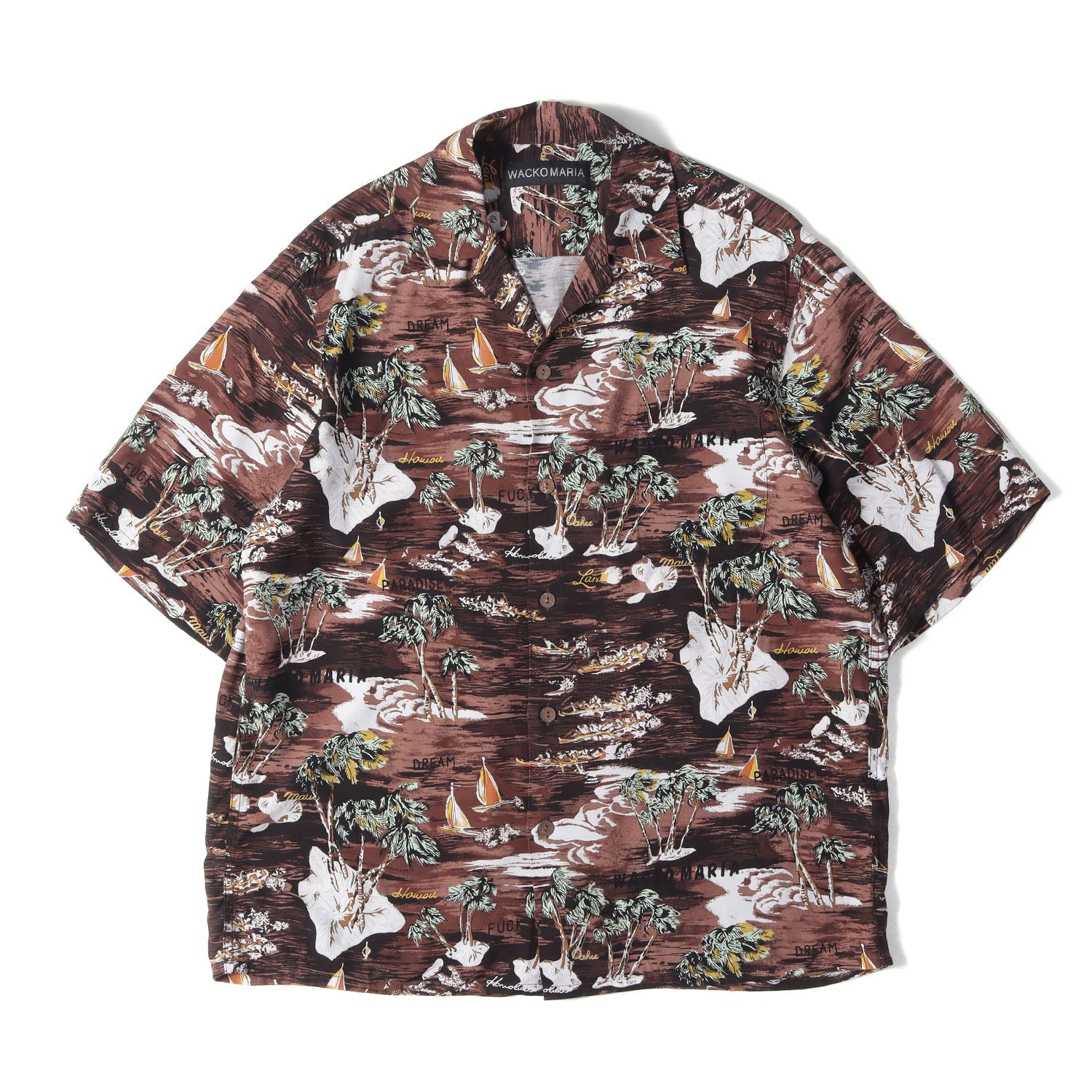 美品】WACKO MARIA ワコマリア シャツ ダークブラウン サイズ:M | 25SS 